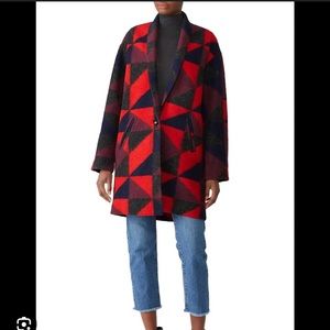 Joie Halana Geometric Coat